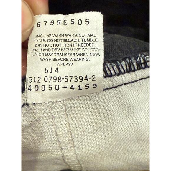 Vintage Levi’s 550 Orange Tab Husky 30x26 Faded Black (28x25) 1995 - Picture 4 of 9